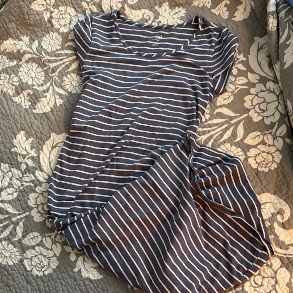 Isabel Maternity striped dress